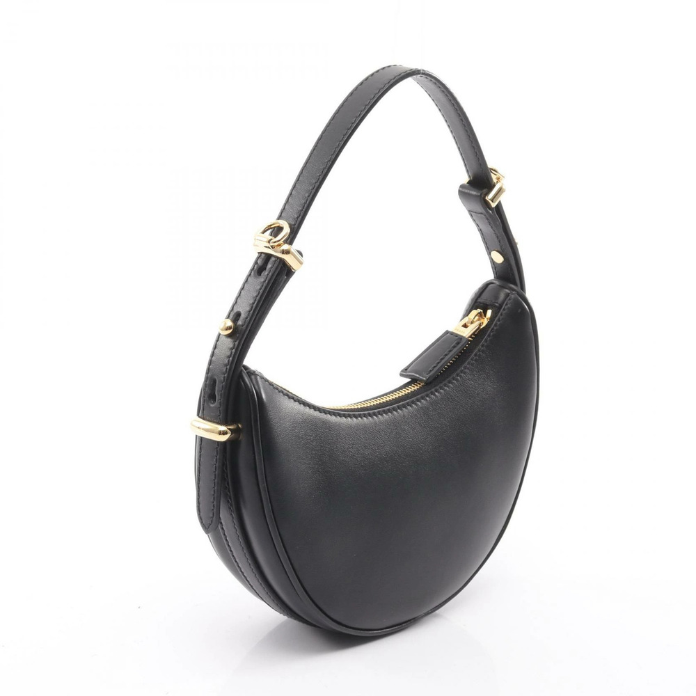 Prada SOFT CALF Arche Handbag Leather Black